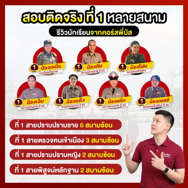 รีวิวสอบติดที่1