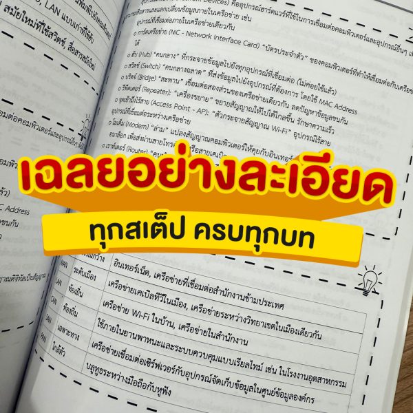 หนังสือรวมข้อสอบเก่าวิชาคอมนายสิบทุกสายงาน - Image 4