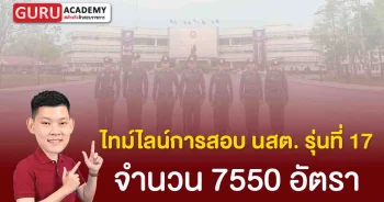 ไทม์ไลน์การสอบ