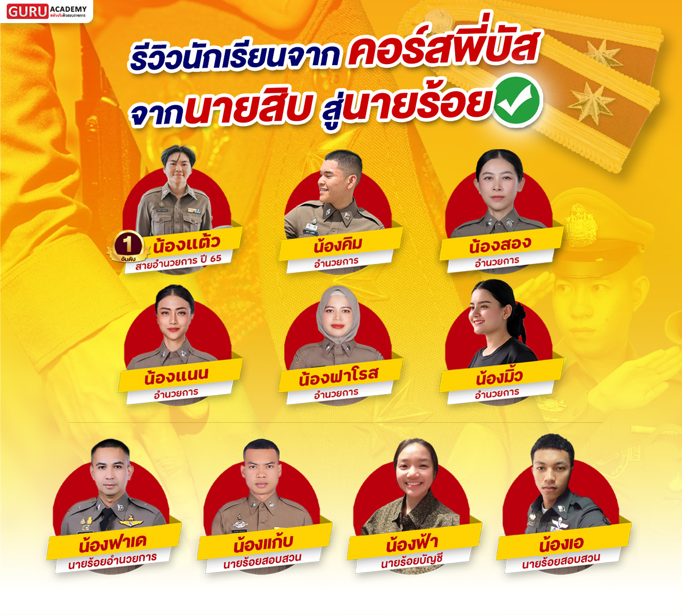 รีวิวนายร้อยตำรวจ ลูกศิษย์พี่บัส
